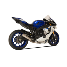 HP CORSE GP07 Racing Slip-on Exhaust with Link Pipe for the Yamaha R1 2015+