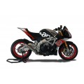 HP CORSE HYDROFORM Slip-on Exhausts with link pipe For Aprilla Tuono V4 (2015-2016)