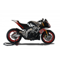 HP CORSE HYDROFORM Slip-on Exhausts with link pipe For Aprilla Tuono V4 (2015-2016)