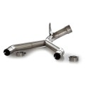 HP CORSE SPS Carbon Slip on and Racing Link Pipe for Moto Guzzi V85 TT