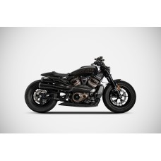 Zard Top Gun exhaust for Harley Davidson Sportster S 1250
