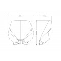 PUIG New Generation Sport Windscreen for Ducati Monster 1200 / S / R PUIG New Generation Sport Windscreen for Ducati Monster 1200 / S / R