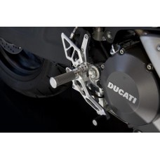 AELLA Riding Step Kit (Rearsets) for the Ducati Monster 696 2010+