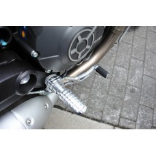AELLA Riding Step Kit (Rearsets) for the Ducati Scrambler - Fixed Type