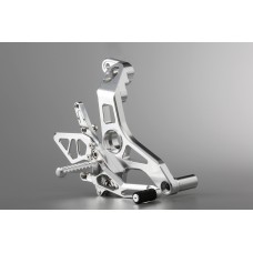 AELLA Riding Step Kit (Rearsets) for the Ducati Monster 1200R - Polished