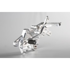 AELLA Riding Step Kit (Rearsets) for the Ducati Multistrada 1200 / 950 / DVT - Polished
