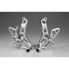 AELLA Riding Step Kit (Rearsets) for the Ducati Supersport 939 / 950 - Polished