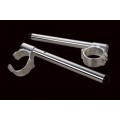 AELLA Aluminum Sport Clip On Handle Bars for Ducati 1098/1198 AELLA Aluminum Sport Clip On Handle Bars for Ducati 1098/1198