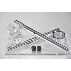 AELLA Aluminum Comfort and Sport Clip On Handle Bar Kit for Ducati Panigale 1199 S / R and 899 / 959 Models