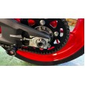 AELLA Titanium Rear Wheel Axle Nut for the Ducati DesertX, Multistrada V4, 1200 / 1260 Enduro, 950, Monster 821, and Panigale 899 / 959 AELLA Titanium Rear Wheel Axle Nut for the Ducati DesertX, Multistrada V4, 1200 / 1260 Enduro, 950, Monster 821, and Panigale 899 / 959