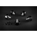 AEM FACTORY - 5 DUCATI LIGHTWEIGHT STAINLESS CUSH DRIVES WITH COLOR MATCHED ALUMINUM NUTS