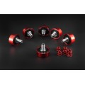 AEM FACTORY - 6 DUCATI LIGHTWEIGHT STAINLESS CUSH DRIVES WITH COLOR MATCHED ALUMINUM NUTS