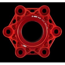 AEM FACTORY - D-SEI DUCATI 6 HOLE ALUMINIUM BILLET LIGHTWEIGHT HUB FLANGE for Ducati Panigale / Streetfighter V4 / S / R / Speciale