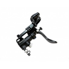 Accossato 10.5mm Thumb Brake Master Cylinder with bent lever, with bracket