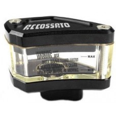 Accossato see-through fluid reservoir, 20 cmÂ³ Provided with Vertical and Horizontal Output Fittings and Bracket Not Included