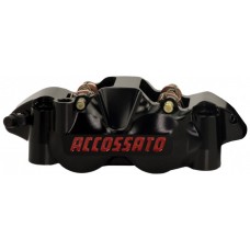 Accossato Monoblock CNC Radial Brake Caliper Distance 108 mm with Titanium Pistons, Pads Compound - Not Included
