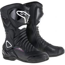 Alpinestars Stella Smx-6 V2 Drystar® Boots - Black/White/Fuchsia