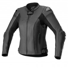 Alpinestars Stella Missile V2 Leather Jacket - Black/Black Alpinestars Stella Missile V2 Leather Jacket - Black/Black