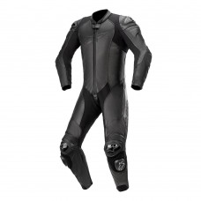 Alpinestars GP Plus V3 Graphite 1-Piece Leather Suit - Black
