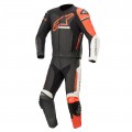 Alpinestars GP Force Phantom Leather Suit 2PC - Black/White/Red Fluo Alpinestars GP Force Phantom Leather Suit 2PC - Black/White/Red Fluo