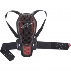 Alpinestars Nucleon KR-1 Cell Back Protector - Transparent Smoke/Black/Red