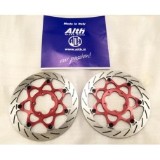 Alth Vented and Floating Front Brake Rotors for Select Ducati and MV Agusta (330 / 320 mm diameter only)