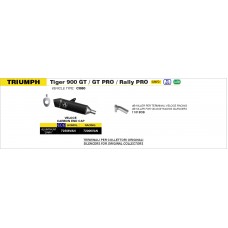Arrow Exhaust for the Triumph Tiger 900 24-25