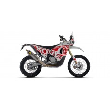 Arrow Exhaust for the Kove 450 Rally 2023-2024