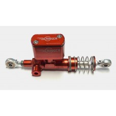 Beringer Billet Horizontal Mount Reservoir for MC12790D 12.7mm Floating Rear Brake Master Cylinder