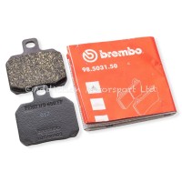 Brembo Organic (ID450) or Sintered Rear Brake Pads for Rear P2 32G / P2 34G / HP 84mm Caliper - Pad Shape S Brembo Organic (ID450) or Sintered Rear Brake Pads for Rear P2 32G / P2 34G / HP 84mm Caliper - Pad Shape S