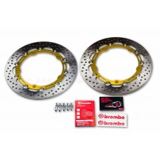 Brembo 320mm HP SuperSport Rotor Kit for the BMW S1000RR / S1000R / S1000XR (Cast wheels) and R nineT