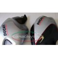CARBONVANI - DUCATI MONSTER M696 / M796 / M1100 CARBON FIBER RH FUEL TANK SIDE PANEL SILVER WITH FRAME AND MESH CARBONVANI - DUCATI MONSTER M696 / M796 / M1100 CARBON FIBER RH FUEL TANK SIDE PANEL SILVER WITH FRAME AND MESH