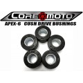 Core Moto Replacement Bushings (Cush Drives) for APEX-6 Forged Aluminum Wheels Core Moto Replacement Bushings (Cush Drives) for APEX-6 Forged Aluminum Wheels