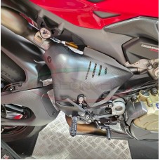Carbonvani Carbon Fiber Termignoni Delta Heat Shield Exhaust Guard for Ducati Panigale V4 (2025+)