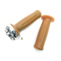 Domino "Rally" Vintage style Throttle and grips Domino "Rally" Vintage style Throttle and grips
