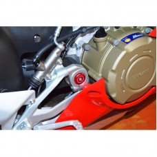 Ducabike Solid Color Billet Swingarm Pivot (main frame) Caps for the Ducati Panigale / Streetfighter V4 / S / R / Speciale