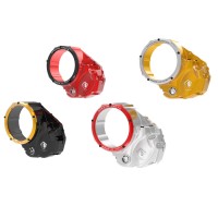 Ducabike NEW EVO-3D Clear Wet Clutch Cover for the Ducati Hypermotard 821 (2015) / 939 / 950, Multistrada 950, Supersport /S and Monster 821