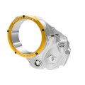 Ducabike NEW EVO-3D Clear Wet Clutch Cover for the Ducati Hypermotard 821 (2015) / 939 / 950, Multistrada 950, Supersport /S and Monster 821
