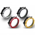 DBK Special Parts (Ducabike) Dual Color Clear Wet Clutch Cover for the Ducati Panigale / Streetfighter / Multistrada / Diavel V4 DBK Special Parts (Ducabike) Dual Color Clear Wet Clutch Cover for the Ducati Panigale / Streetfighter / Multistrada / Diavel V4