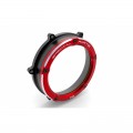 DBK Special Parts (Ducabike) Dual Color Clear Wet Clutch Cover for the Ducati Panigale / Streetfighter / Multistrada / Diavel V4 DBK Special Parts (Ducabike) Dual Color Clear Wet Clutch Cover for the Ducati Panigale / Streetfighter / Multistrada / Diavel V4
