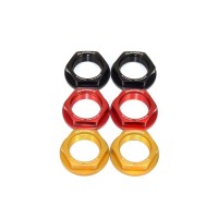 Ducabike Rear Axle Nut set for the Ducati Scrambler, Monster 797/795/696/695/400, ST3, and Sport Classics