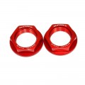 DBK Special Parts (Ducabike) Rear Axle Nut set for the Ducati Scrambler, Hypermotard 698, Monster 797/795/696/695/400, ST3, and Sport Classics DBK Special Parts (Ducabike) Rear Axle Nut set for the Ducati Scrambler, Hypermotard 698, Monster 797/795/696/695/400, ST3, and Sport Classics