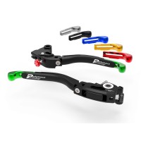 DBK Special Parts (Ducabike) EVO Folding Lever Set w/ Adj. Reach Clutch for the Kawasaki ZX-10R / ZX-10RR (16-20) DBK Special Parts (Ducabike) EVO Folding Lever Set w/ Adj. Reach Clutch for the Kawasaki ZX-10R / ZX-10RR (16-20)