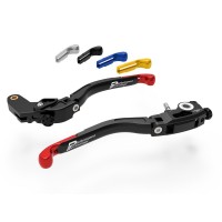 DBK Special Parts (Ducabike) Performance Technology L28 EVO Folding Lever Set for Aprilia RSV4 / Tuono V4 and RS 660 / Tuono 660 (2021+) DBK Special Parts (Ducabike) Performance Technology L28 EVO Folding Lever Set for Aprilia RSV4 / Tuono V4 and RS 660 / Tuono 660 (2021+)