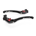 DBK Special Parts (Ducabike) Performance Technology ECO GP1 Folding Lever Set for the Yamaha T-max 500 / 530
