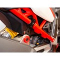 DBK Special Parts (Ducabike) Exhaust Support Bracket for Multistrada V4 (21-24 only) replaces OE Passenger Footpeg - Delete DBK Special Parts (Ducabike) Exhaust Support Bracket for Multistrada V4 (21-24 only) replaces OE Passenger Footpeg - Delete