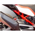 DBK Special Parts (Ducabike) Exhaust Support Bracket for Multistrada V4 (21-24 only) replaces OE Passenger Footpeg - Delete DBK Special Parts (Ducabike) Exhaust Support Bracket for Multistrada V4 (21-24 only) replaces OE Passenger Footpeg - Delete