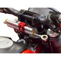 DBK Special Parts (Ducabike) Steering Damper Mount for the Ducati Hypermotard 950 / SP DBK Special Parts (Ducabike) Steering Damper Mount for the Ducati Hypermotard 950 / SP