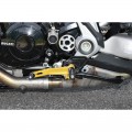DBK Special Parts (Ducabike) Adjustable Rearsets for the Ducati XDiavel (Mid Mount Controls)