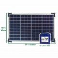 EarthX OptiMate 3 amp Lithium Battery SOLAR Charger / Maintainer TM-522-D4 40W